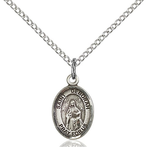 Sterling Silver St. Deborah Petite Pendant